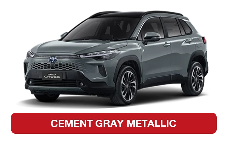 toyota corolla cross สีตัวรถ cement gray metallic