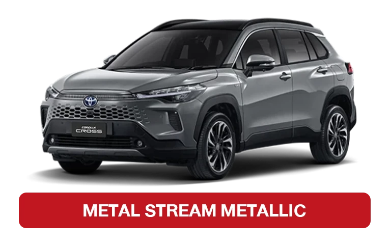 toyota corolla cross สีตัวรถ metal steam metallic