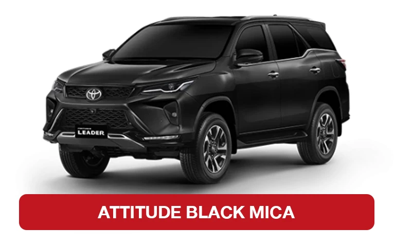 fortuner leader สีตัวรถ attitude black mica