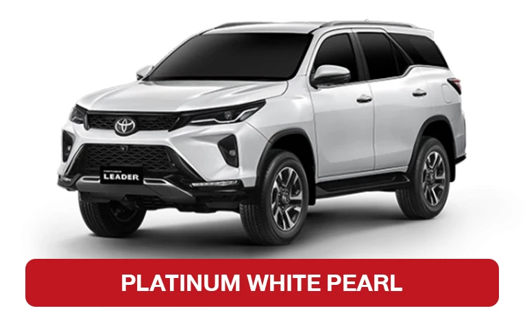 fortuner leader สีตัวรถ platinum white pearl