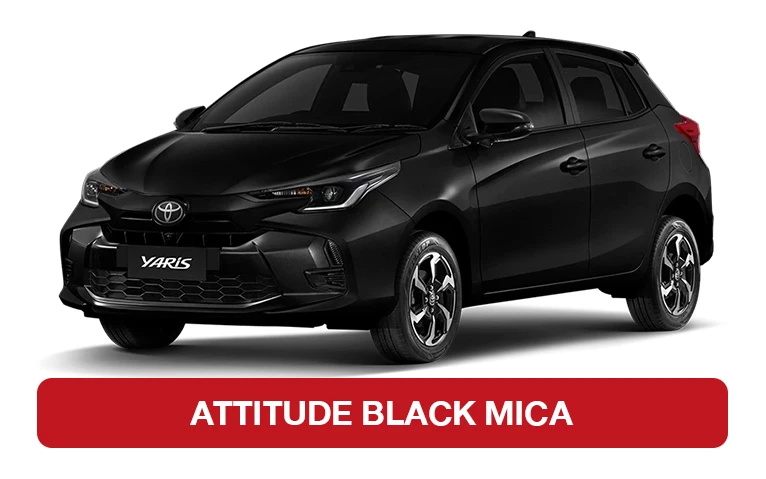 toyota yairs สีตัวรถ attitude black mica