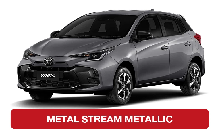toyota yairs สีตัวรถ metal stream metallic