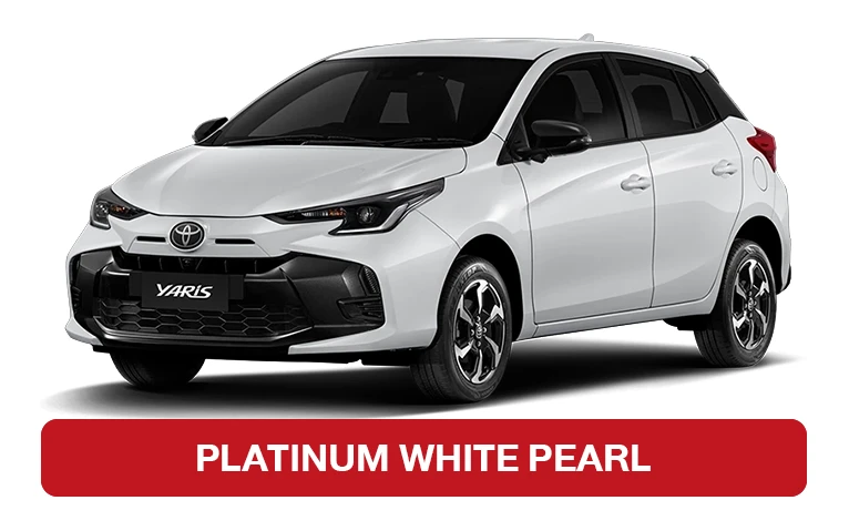 toyota yairs สีตัวรถ platinum white pearl
