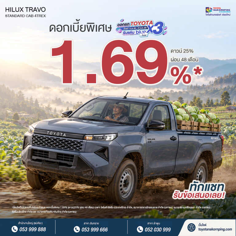 hilux travo standard cab 4trex โปรโมชันเดือน ตุลาคม 2569