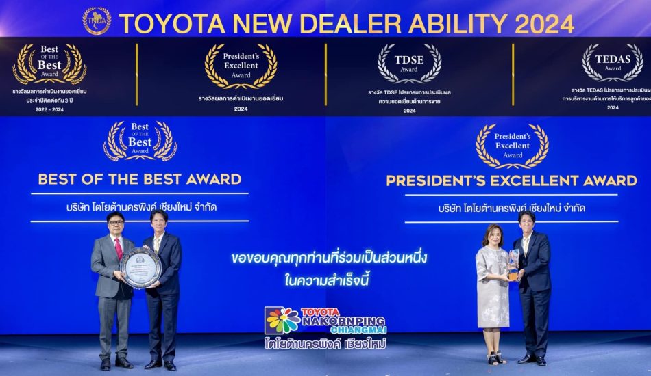 TOYOTA NEW DEALER ABILITY 2024